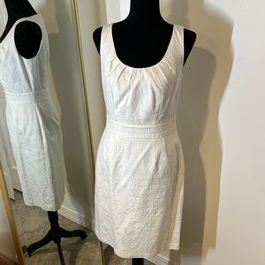 Size 4 -Banana Republic white dress